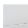 Cadre de lit sans matelas blanc similicuir 160x200 cm 