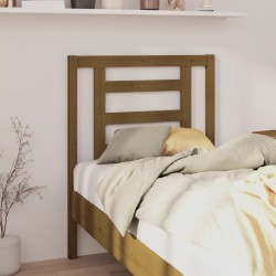 Tête de lit Marron miel 81x4x100 cm Bois massif de pin 