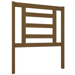 Tête de lit Marron miel 81x4x100 cm Bois massif de pin 
