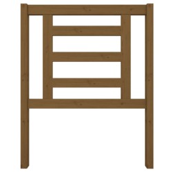Tête de lit Marron miel 81x4x100 cm Bois massif de pin 
