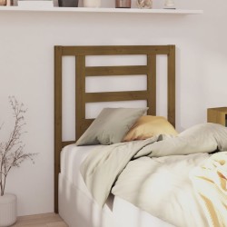 Tête de lit Marron miel 81x4x100 cm Bois massif de pin 