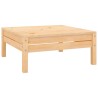 Salon de jardin 6 pcs Bois de pin massif 