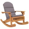 Ensemble de salon de jardin Adirondack 3 pcs bois acacia solide 