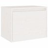 Meubles TV 7 pcs Blanc Bois massif de pin 