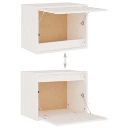 Meubles TV 7 pcs Blanc Bois massif de pin 