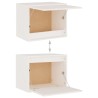 Meubles TV 7 pcs Blanc Bois massif de pin 
