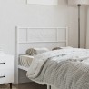 Tête de lit métal blanc 80 cm 