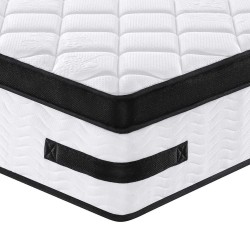 Matelas à ressorts ensachés moyen plus 140x200 cm 