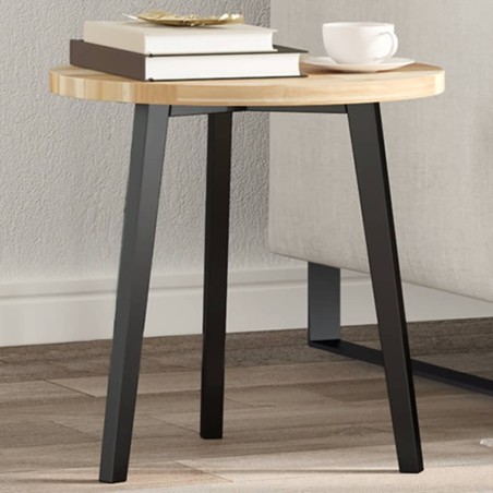 Dessus de table rond Ø40x2 cm bois massif d'acacia 