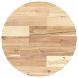 Dessus de table rond Ø40x2 cm bois massif d'acacia 