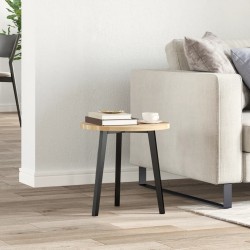Dessus de table rond Ø40x2 cm bois massif d'acacia 