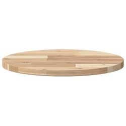 Dessus de table rond Ø40x2 cm bois massif d'acacia 