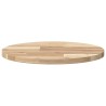 Dessus de table rond Ø40x2 cm bois massif d'acacia 