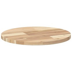 Dessus de table rond Ø40x2 cm bois massif d'acacia 