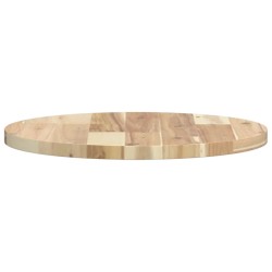 Dessus de table rond Ø40x2 cm bois massif d'acacia 