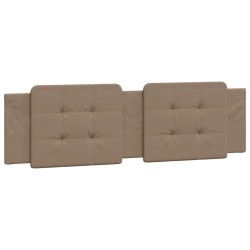 Lit avec matelas cappuccino 180x200 cm similicuir 