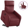 Fauteuil inclinable Rouge bordeaux Similicuir 