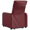 Fauteuil inclinable Rouge bordeaux Similicuir 