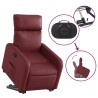 Fauteuil inclinable Rouge bordeaux Similicuir 