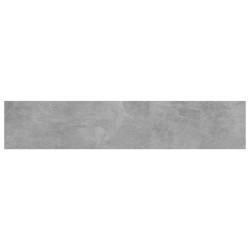 Panneaux de bibliothèque 4 pcs gris béton bois d’ingénierie 