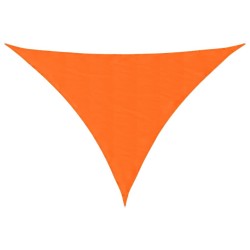 Voile de parasol tissu oxford triangulaire 2,5x2,5x3,5 m orange 