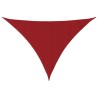 Voile de parasol tissu oxford triangulaire 2,5x2,5x3,5 m rouge 
