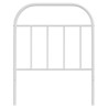Tête de lit métal blanc 75 cm 