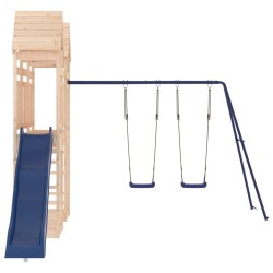Aire de jeux d'extérieur bois de pin massif 