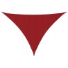 Voile de parasol tissu oxford triangulaire 4x5x5 m rouge 