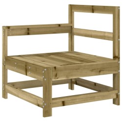 Salon de jardin 5 pcs bois de pin imprégné 