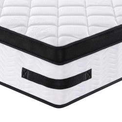 Matelas à ressorts ensachés moyen plus 140x190 cm 