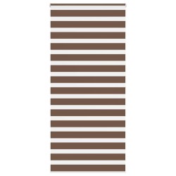 Store zèbre marron 105x200cm largeur du tissu 100,9cm polyester 
