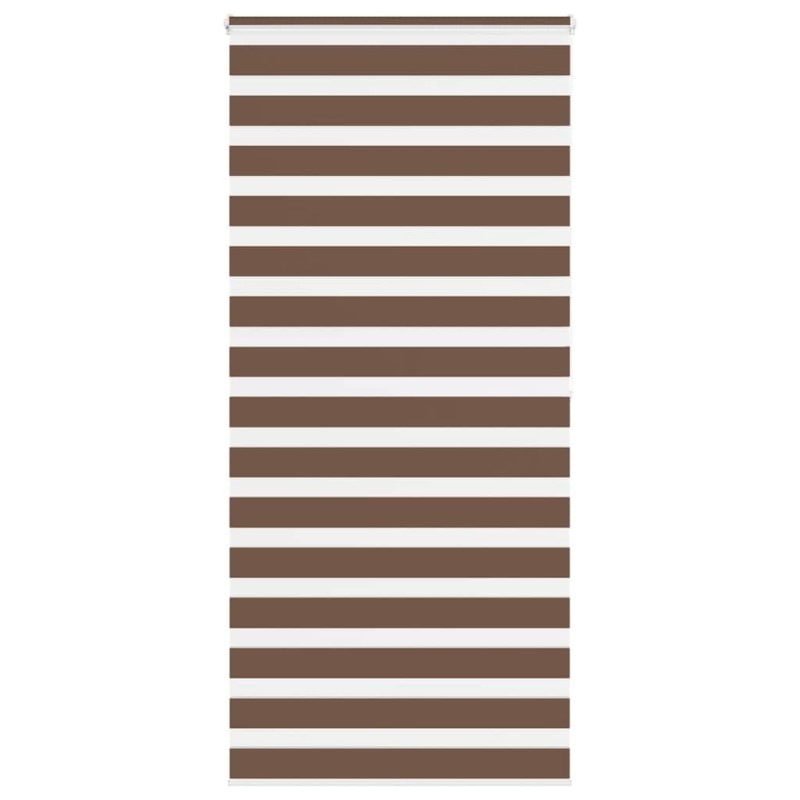 Store zèbre marron 105x200cm largeur du tissu 100,9cm polyester 