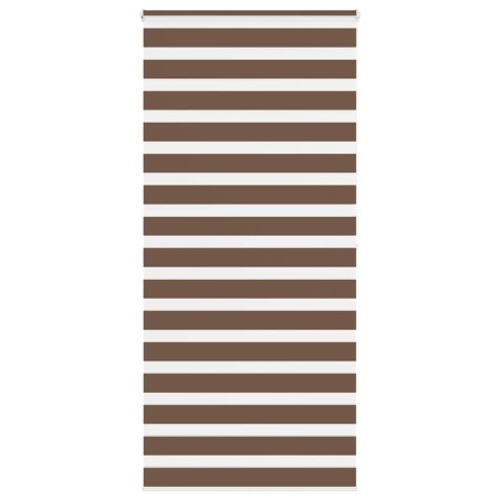 Store zèbre marron 105x200cm largeur du tissu 100,9cm polyester 