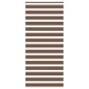 Store zèbre marron 105x200cm largeur du tissu 100,9cm polyester 