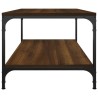 Table basse Chêne marron 100x50x40 cm Bois d'ingénierie 
