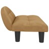 Lit pour chien marron 70x52x30 cm velours 