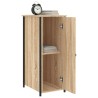 Table de chevet chêne sonoma 32x42x80 cm bois d'ingénierie 