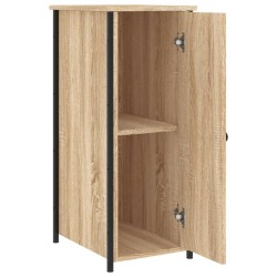 Table de chevet chêne sonoma 32x42x80 cm bois d'ingénierie 