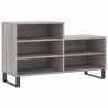 Armoire à chaussures Sonoma gris 102x36x60 cm Bois d'ingénierie 