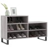 Armoire à chaussures Sonoma gris 102x36x60 cm Bois d'ingénierie 