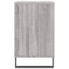 Armoire à chaussures Sonoma gris 102x36x60 cm Bois d'ingénierie 