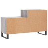 Armoire à chaussures Sonoma gris 102x36x60 cm Bois d'ingénierie 