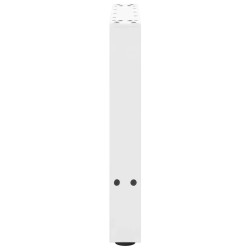 Pieds de table basse Blanc 2 pièces 50 x (42-43) cm Acier 