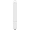 Pieds de table basse Blanc 2 pièces 50 x (42-43) cm Acier 