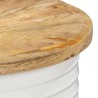 Table basse 43x55 cm Bois de manguier solide 