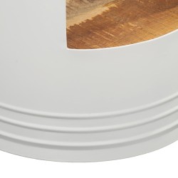 Table basse 43x55 cm Bois de manguier solide 