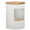 Table basse 43x55 cm Bois de manguier solide 