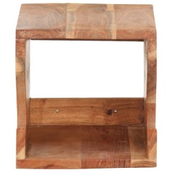 Support mural de vélos 35x25x25 cm Bois d'acacia massif 