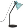 Lampe de bureau 25 W bleu délavé 17x17x60 cm E27 